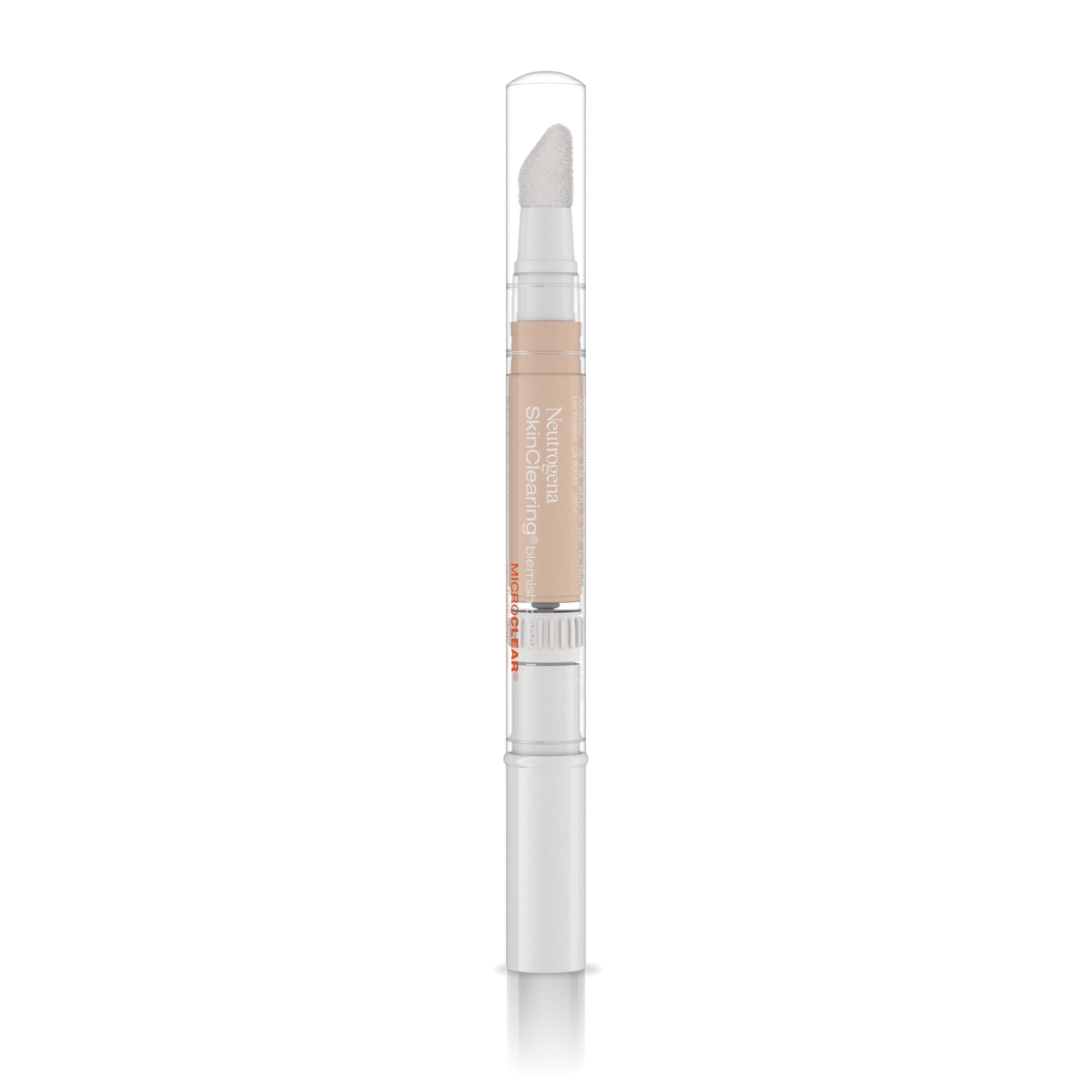 Close up of oil free salicylic acid concealer for acne prone skin treatment.