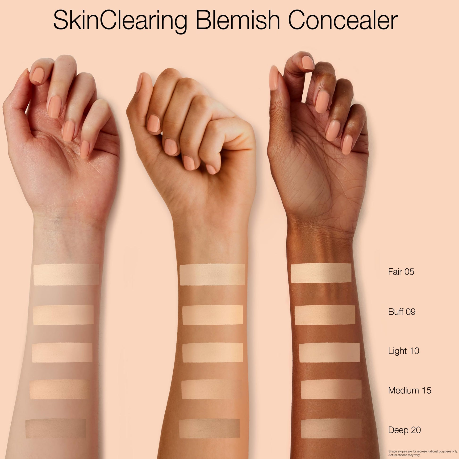 Dermatologist developed non comedogenic blemish cover up makeup liquid solution.