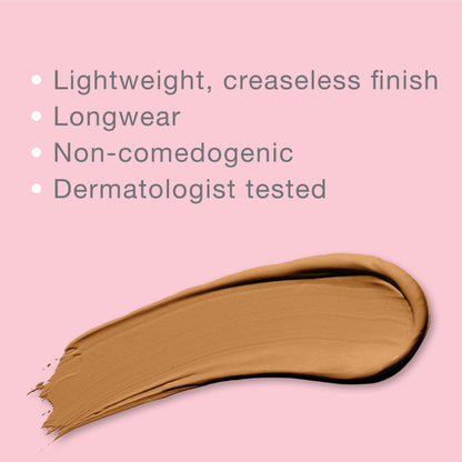 Neutrogena buildable coverage concealer packaging with product details
