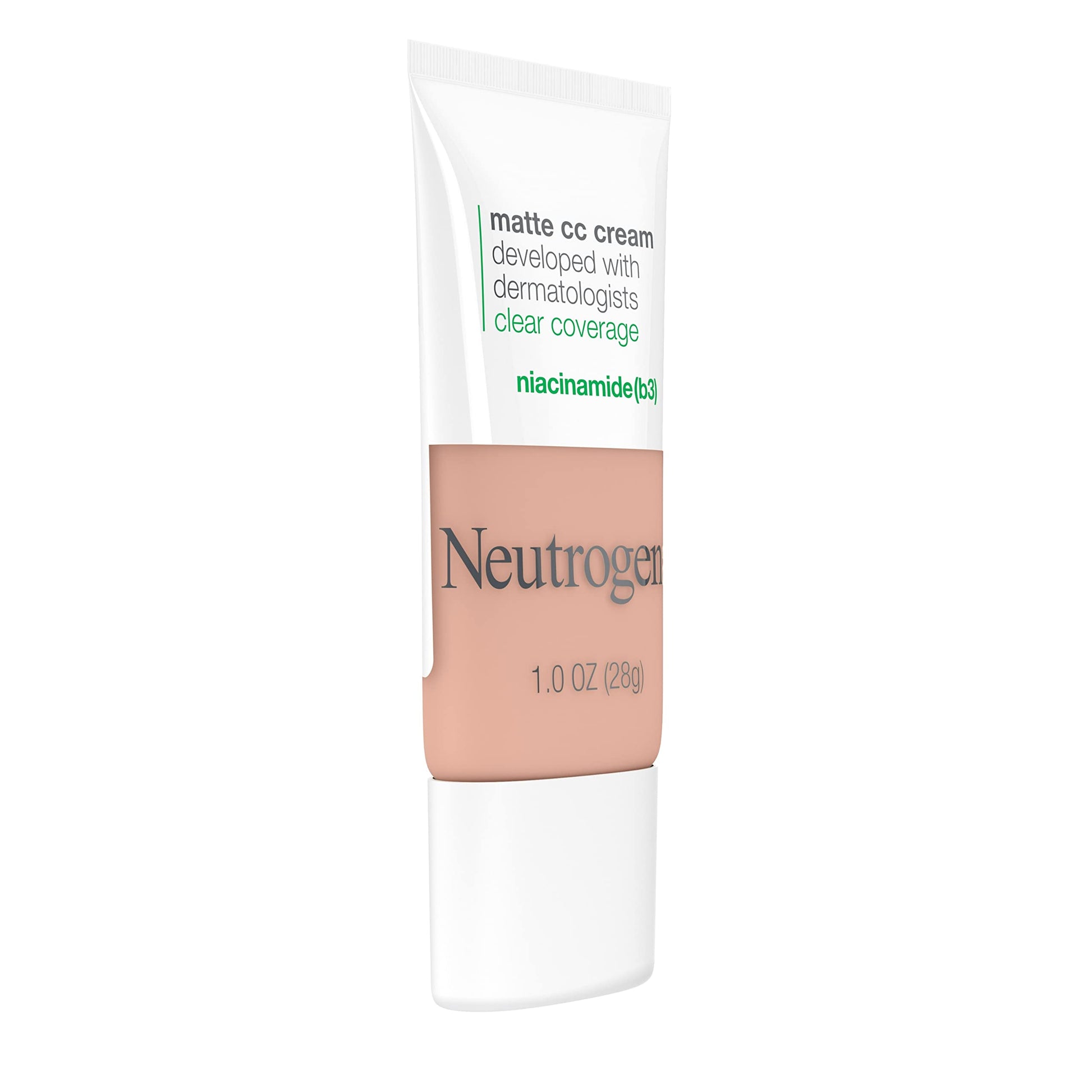 Full range Neutrogena Clear Coverage Flawless Matte CC Cream packaging