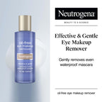 Neutrogena dual-phase eye makeup remover twin pack bottles