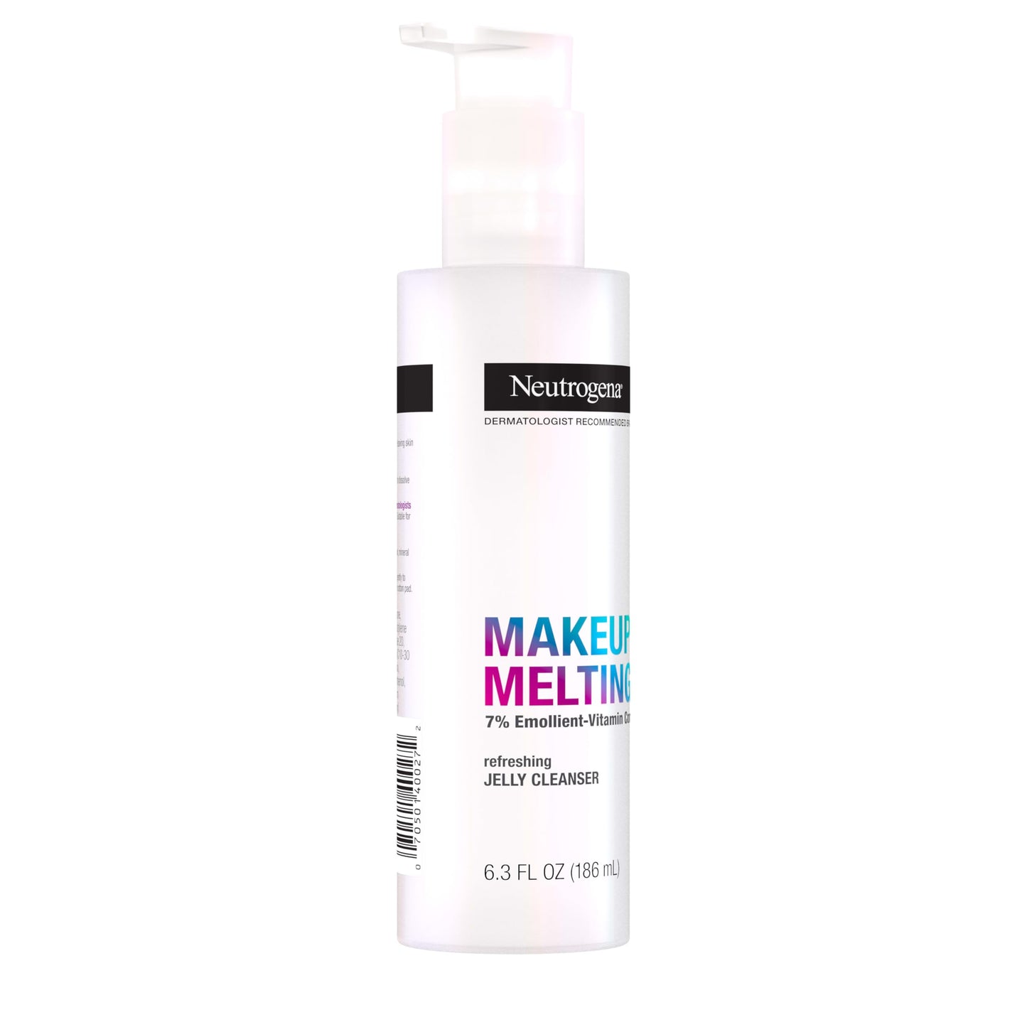 Dermatologist-developed Neutrogena face cleanser bottle