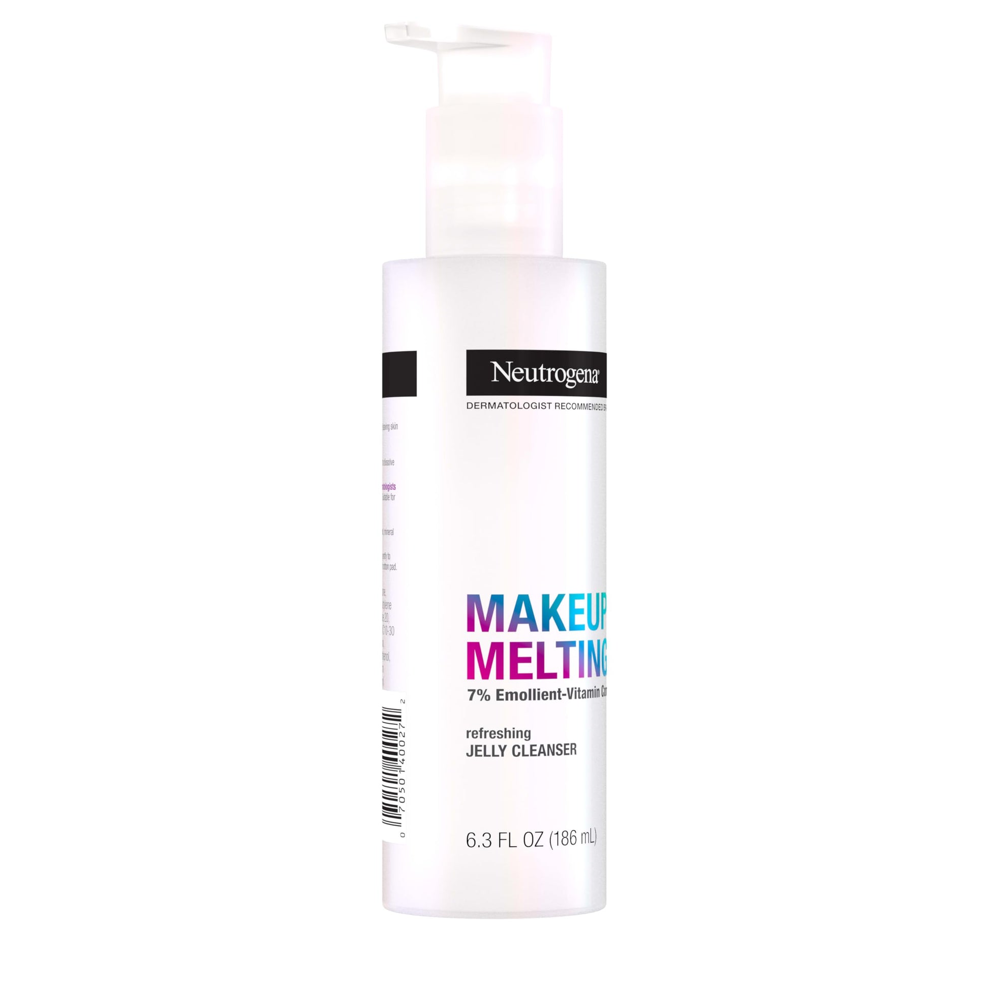 Dermatologist-developed Neutrogena face cleanser bottle