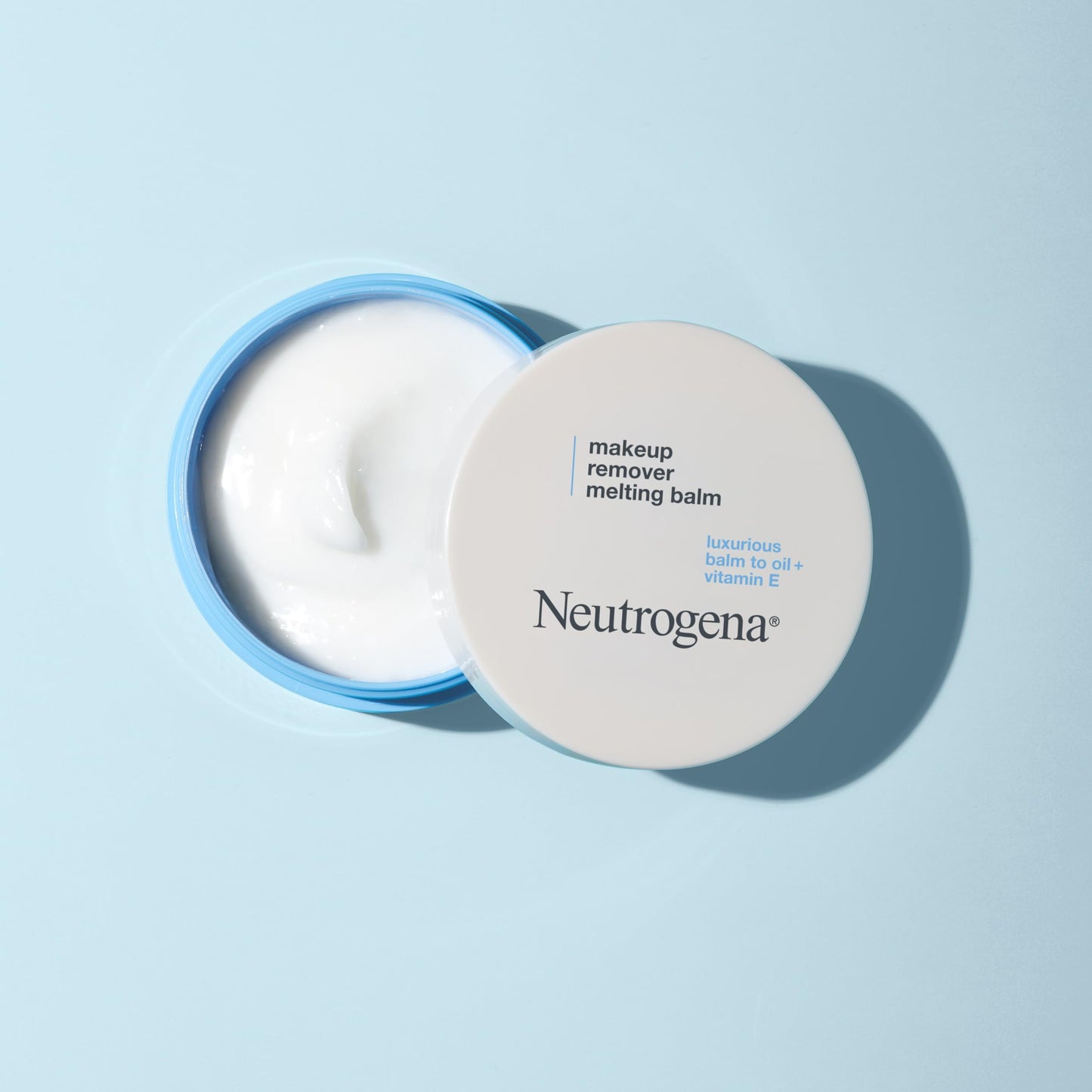 Neutrogena Melting Balm texture showing transition from solid to oil