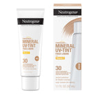 Neutrogena mineral sunscreen packaging showing SPF 30 and medium shade