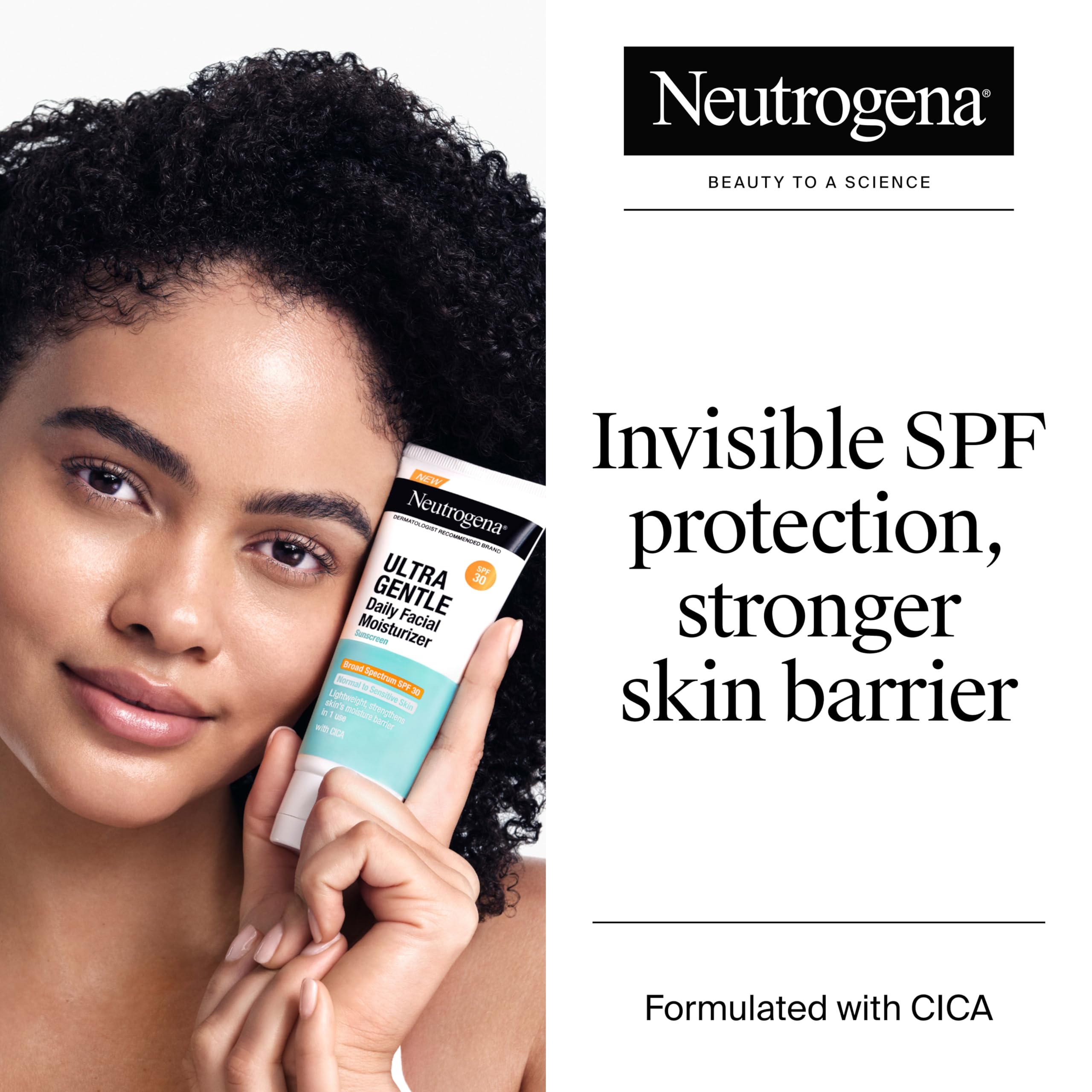 Neutrogena SPF 30 moisturizer bottle size 3.4 fluid ounces
