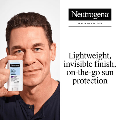Neutrogena SPF 60 face sunscreen stick packaging