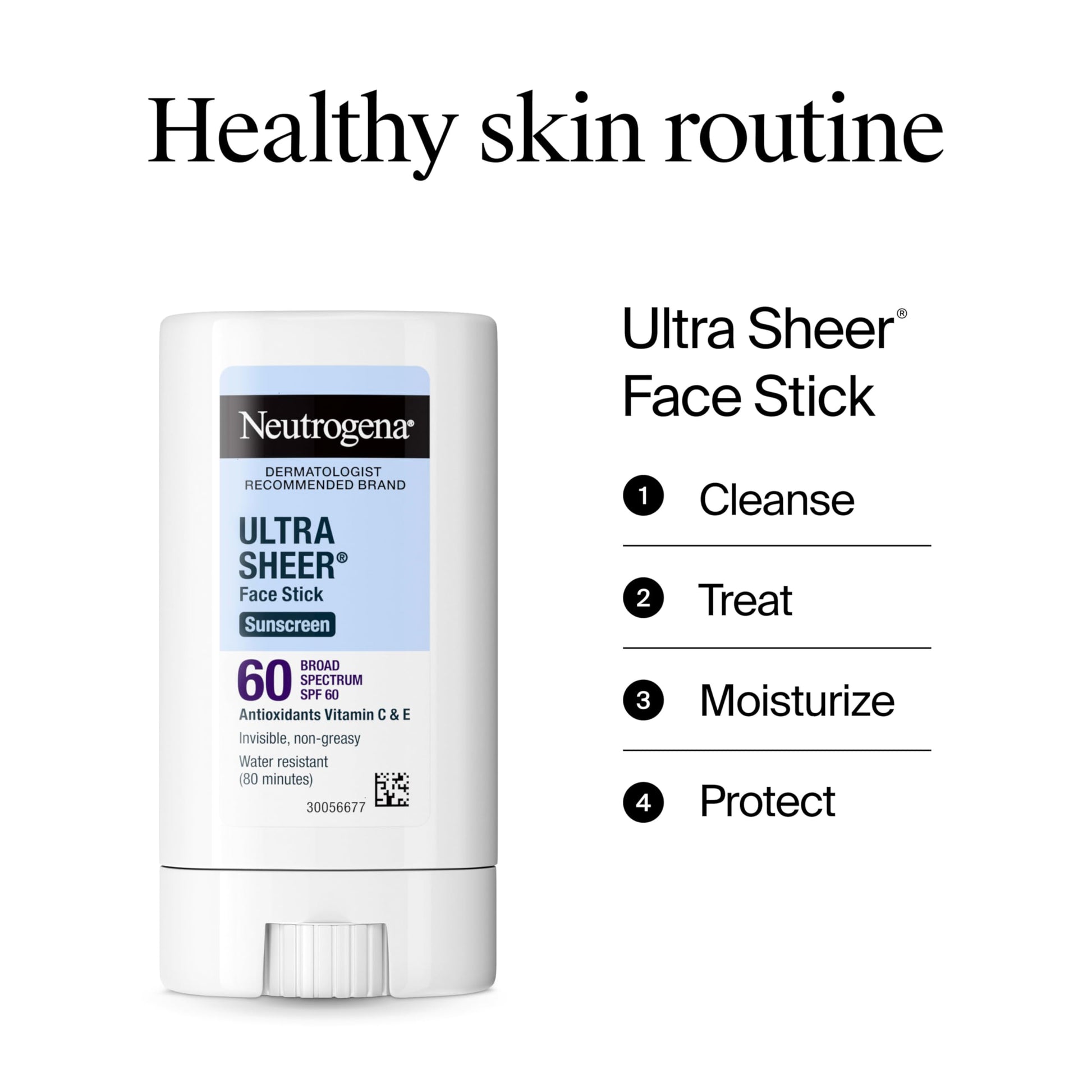 Neutrogena Ultra Sheer Stick SPF 60 for sensitive skin
