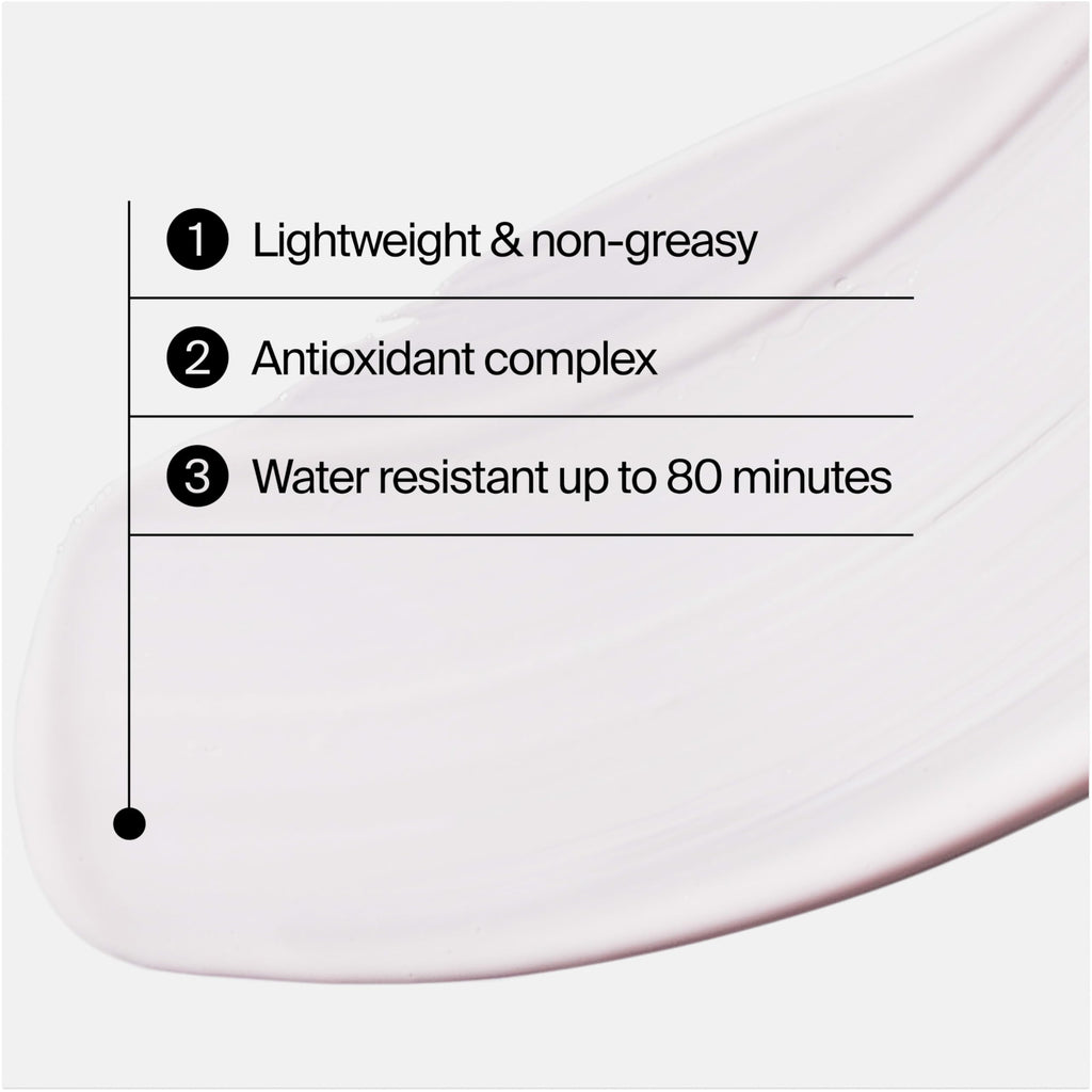 Squeeze tube opening of Neutrogena invisible sunscreen