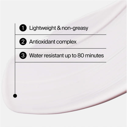 Neutrogena Invisible Daily Defense sunscreen texture and application