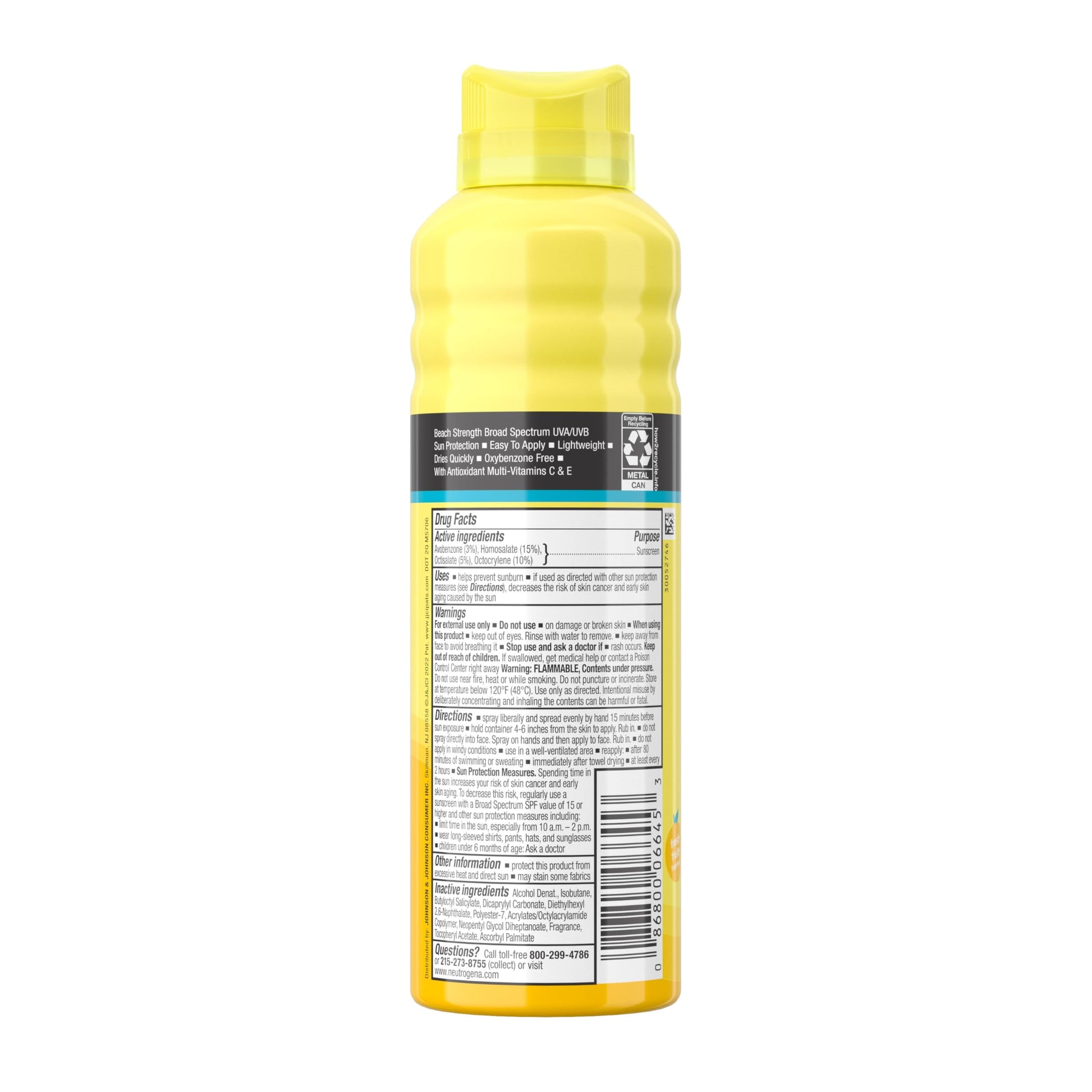 Authentic Neutrogena USA imported sunscreen product display