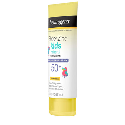 Neutrogena Sheer Zinc mineral sunscreen for sensitive skin