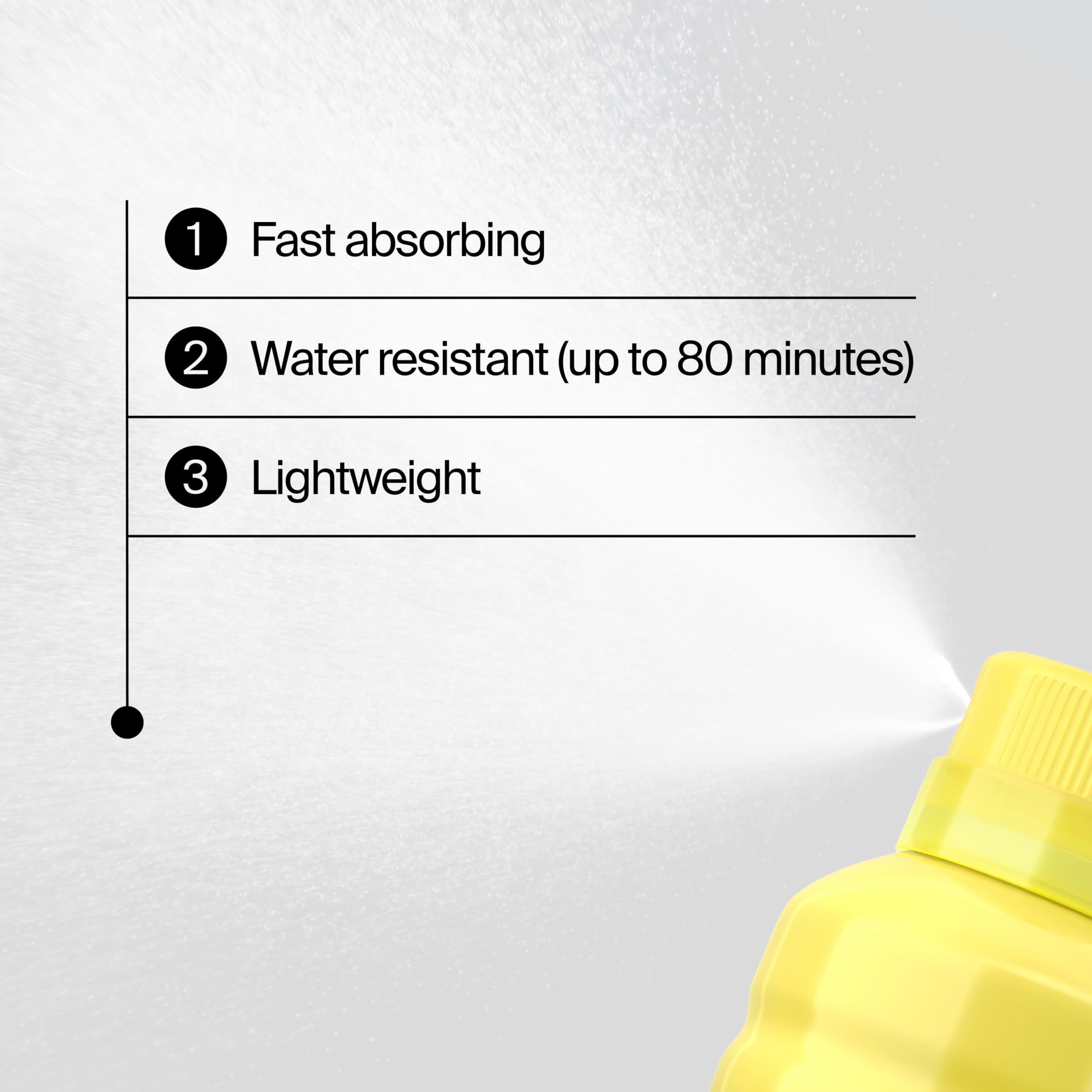 Back label of Neutrogena Beach Defense sun protection spray