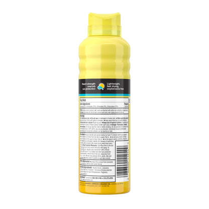 Neutrogena Beach Defense sunscreen spray ready for travel