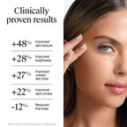 Neutrogena eye treatment product texture swatch on skin