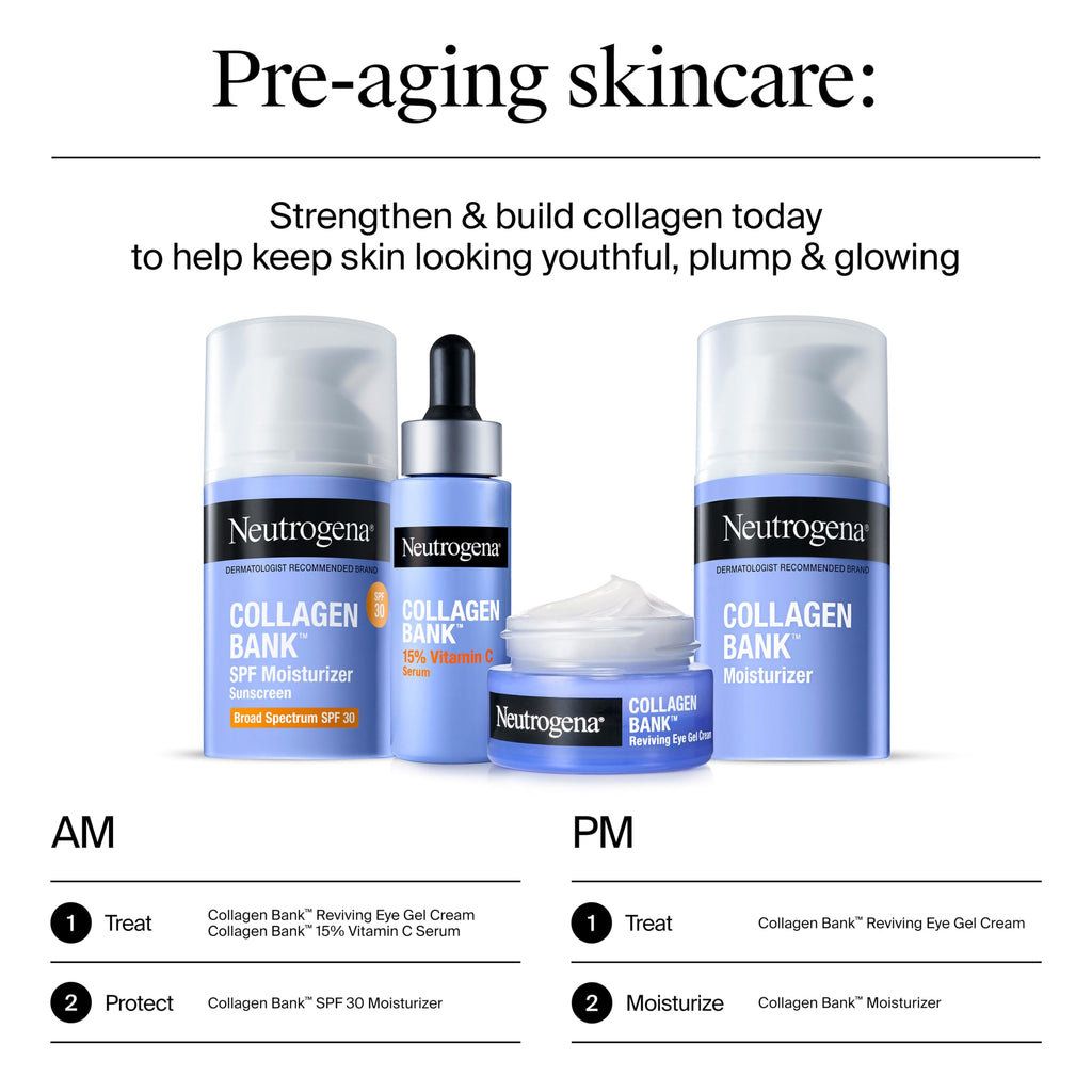 Neutrogena eye gel cream box packaging design