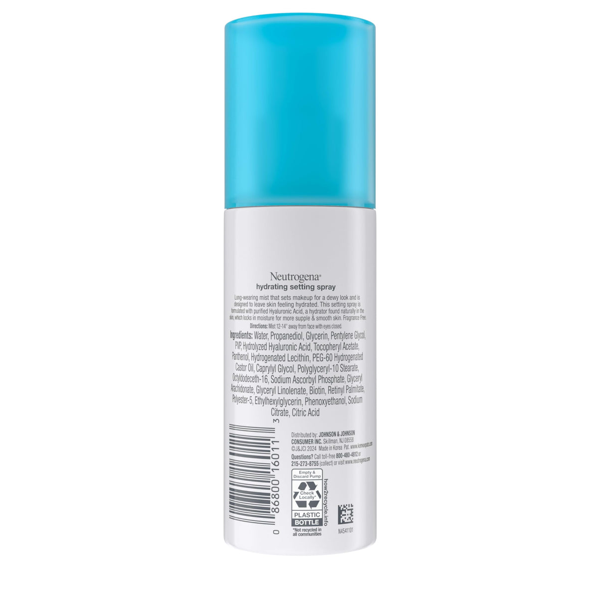 Neutrogena Hydro Boost Hydrating Makeup Setting Spray authentic packaging imported from USA
