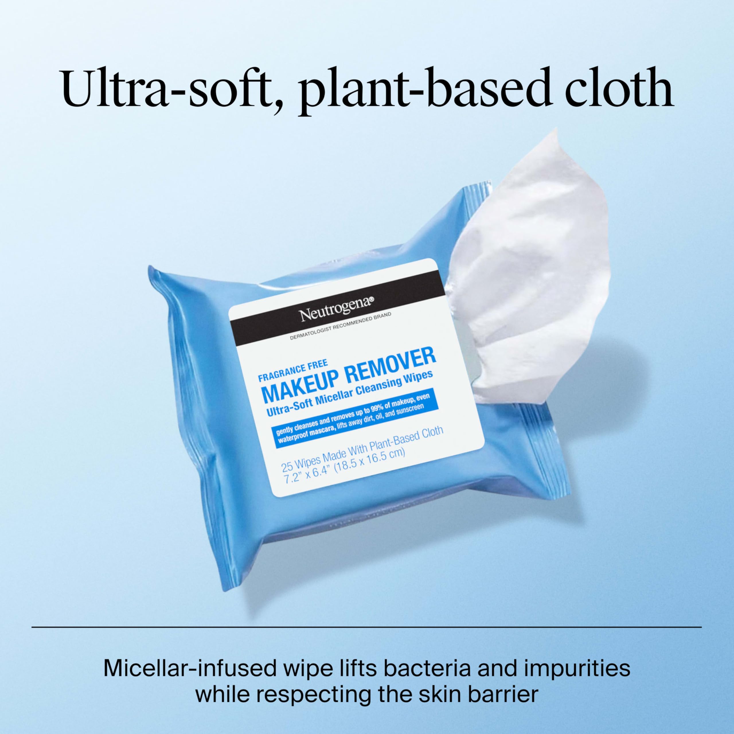 Neutrogena 50 count twin pack makeup remover wipes for sensitive skin