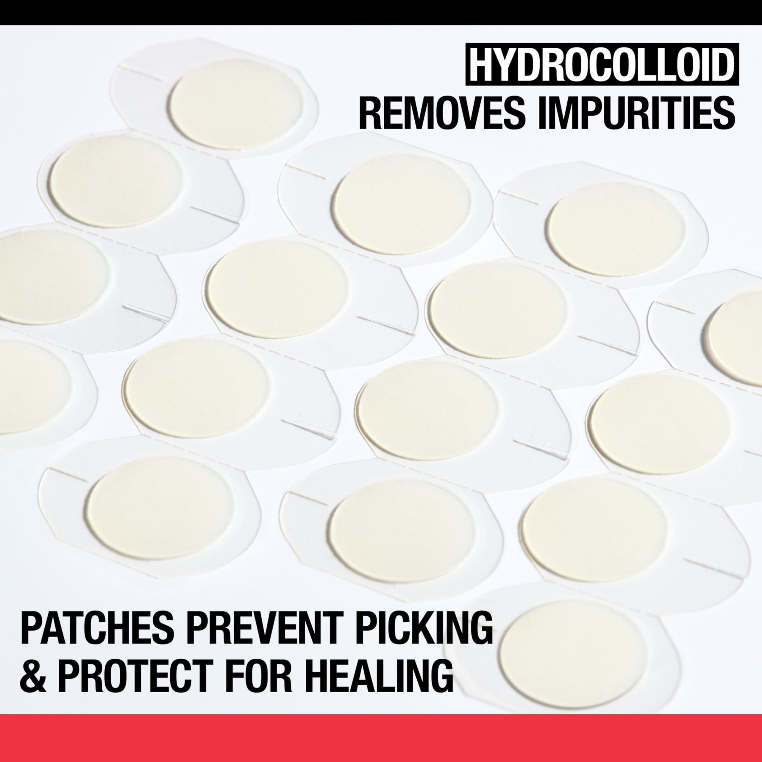 Back of Neutrogena acne patch pack showing usage instructions
