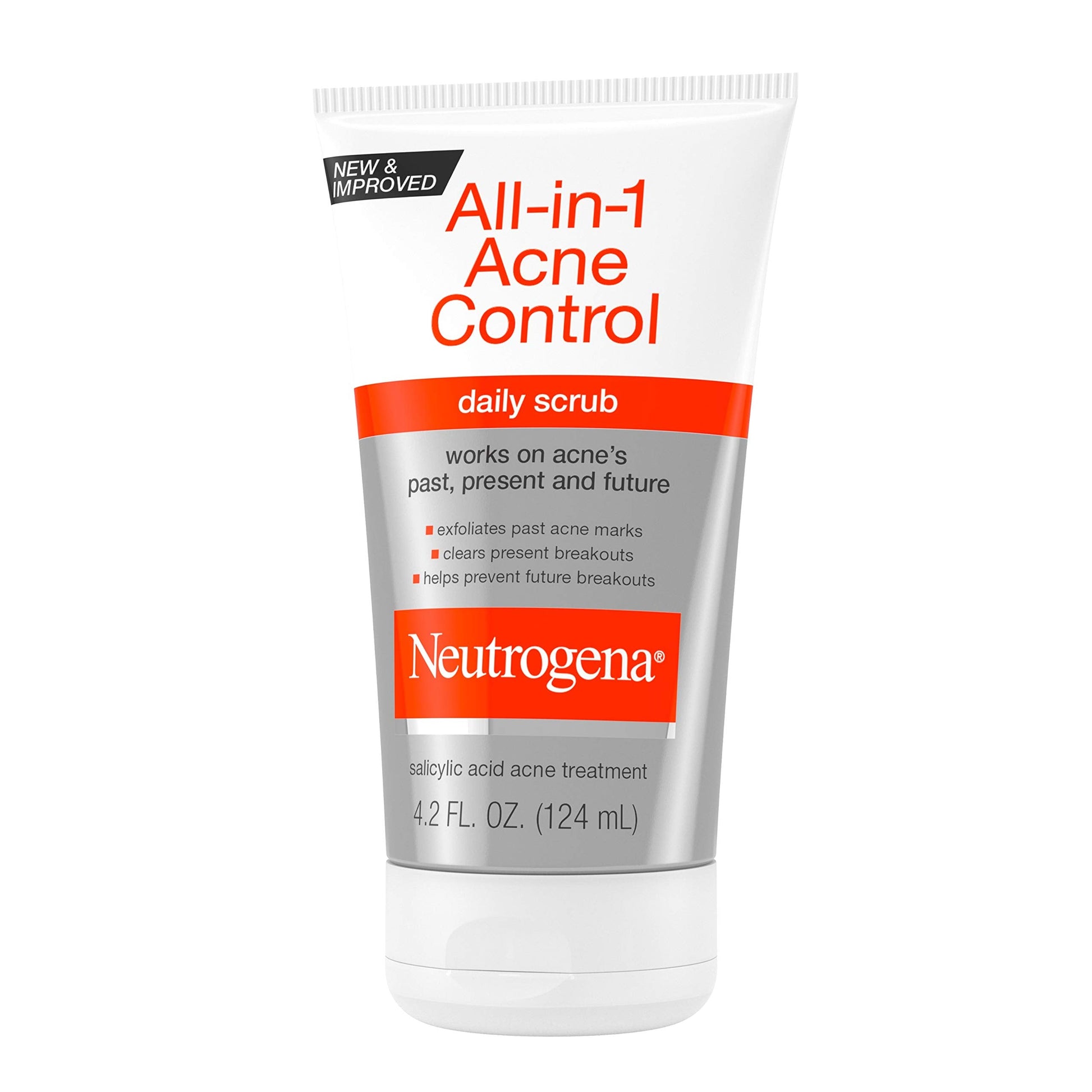 Neutrogena All-In-1 acne control skincare product for clearing clogged pores.