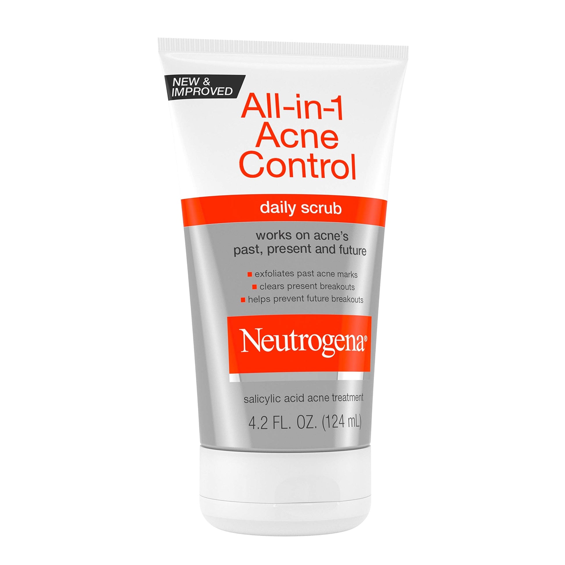 Neutrogena oil free daily exfoliating face wash for clearer skin texture.