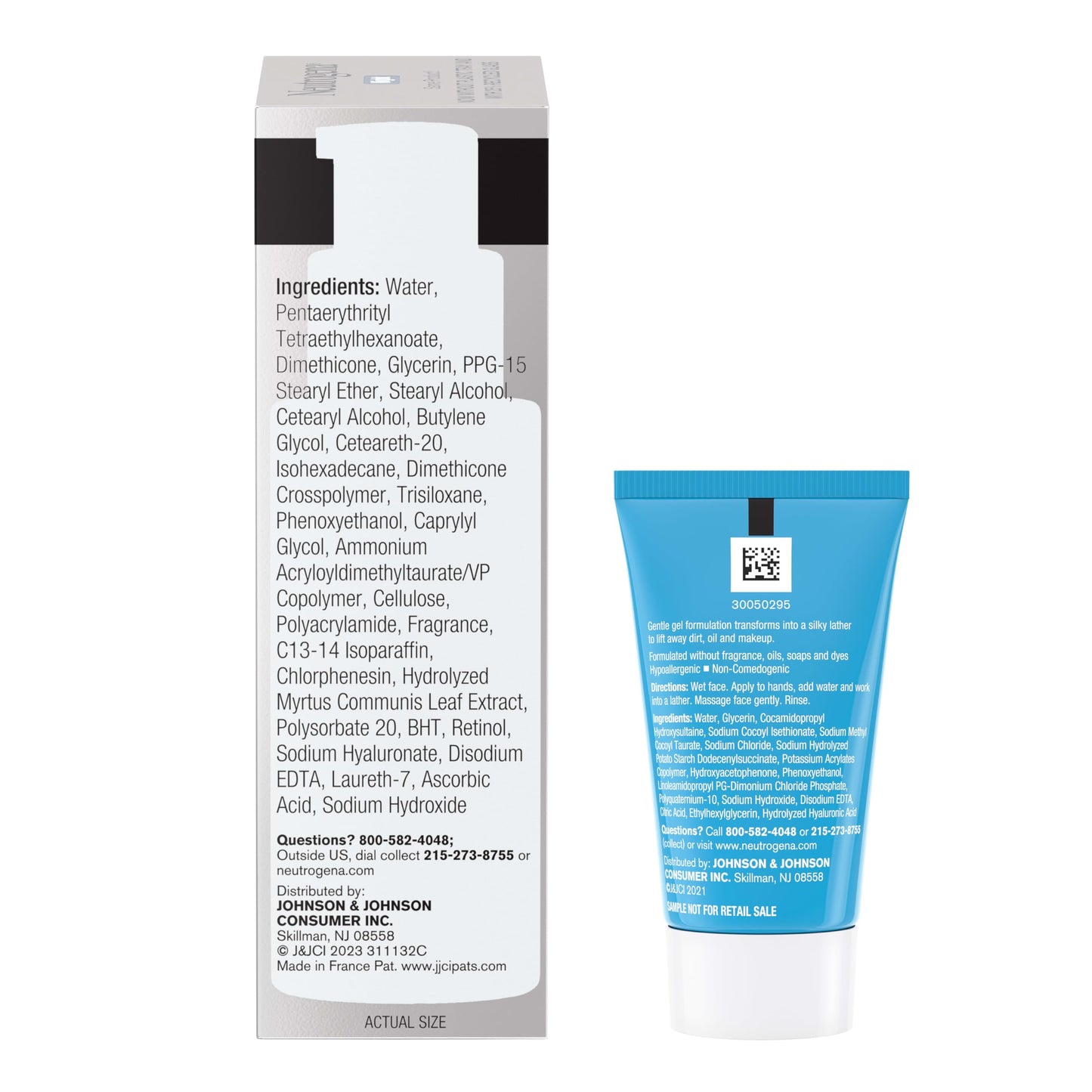 Neutrogena Rapid Wrinkle Repair 1 Fluid Ounce box and tube set
