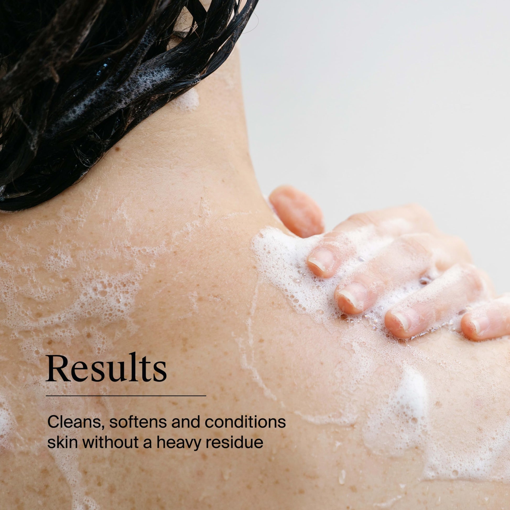 Back label of Neutrogena Rainbath Shower Gel showing ingredients