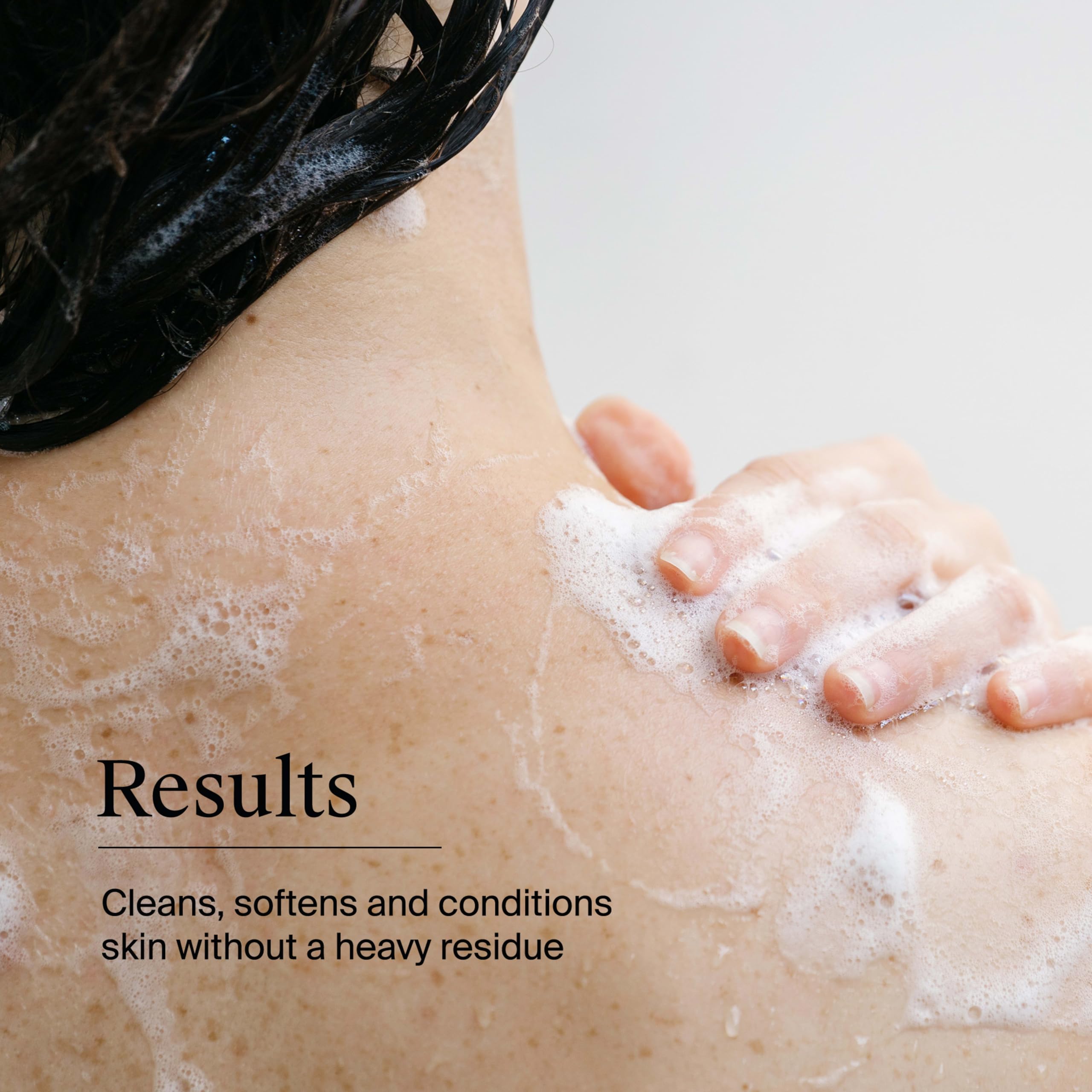 Back label of Neutrogena Rainbath Shower Gel showing ingredients