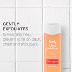 Neutrogena body clear acne cleanser back label ingredient details