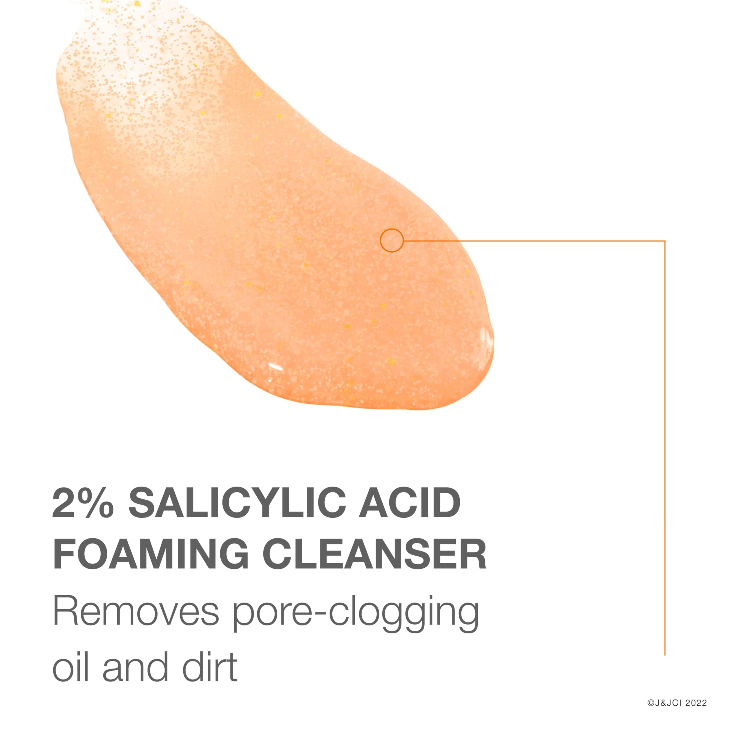 Dermatologist recommended Neutrogena clear skin body scrub containing soothing aloe and chamomile.