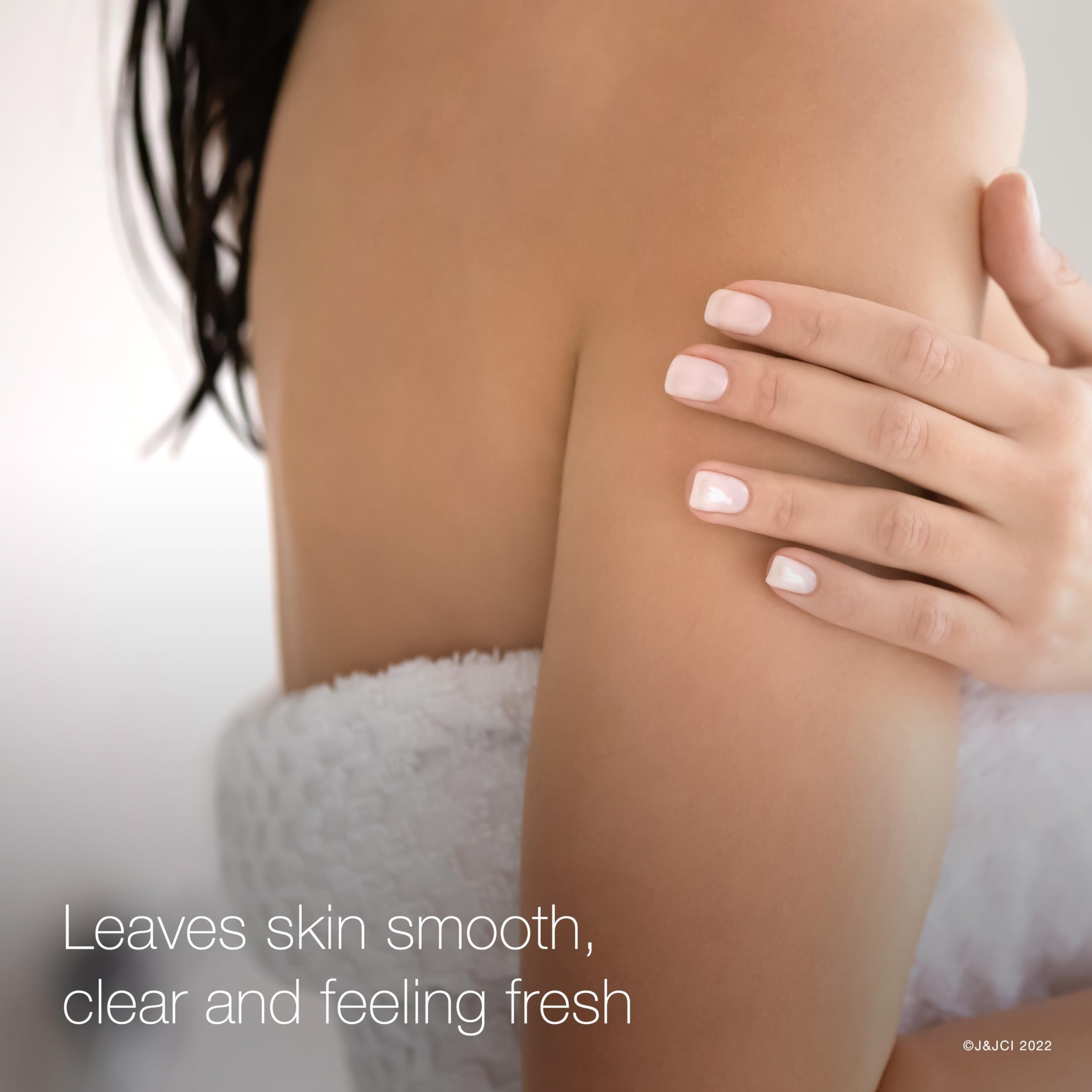 Back view of the imported personal care cleanser displaying ingredients and usage directions clearly.