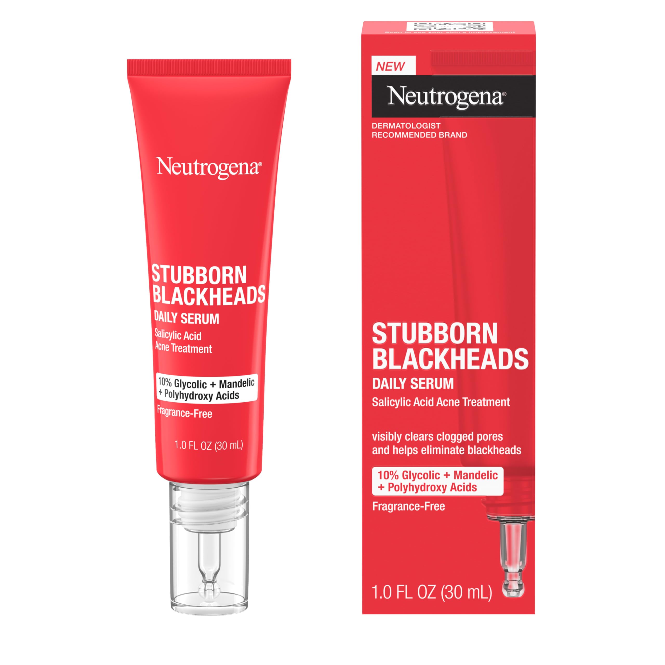 Neutrogena oil free face serum for acne prone skin consistency dropper look
