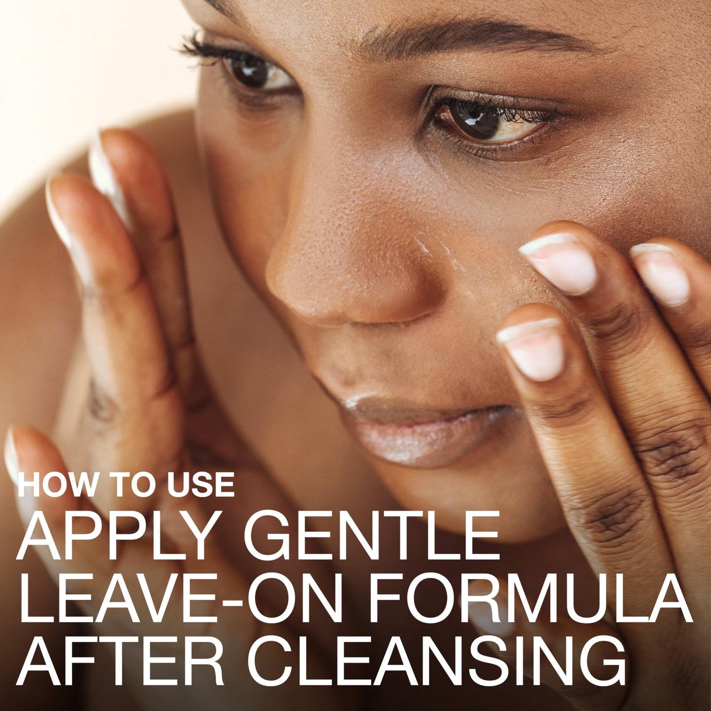 Fragrance free pore clearing serum for oily skin close up angle