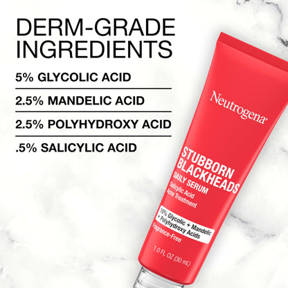 Authentic Neutrogena blackhead remover facial care serum product shot