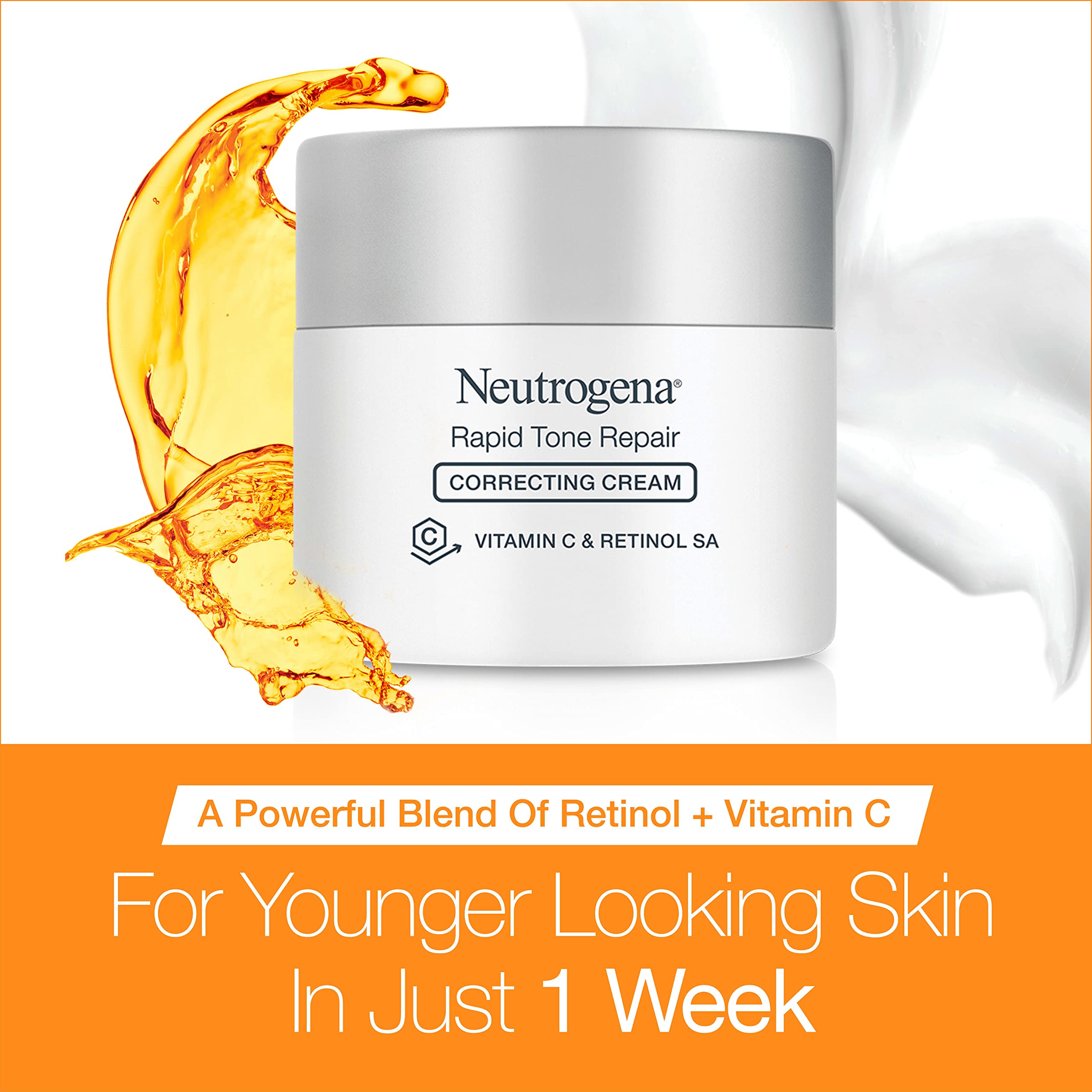 Neutrogena Rapid Tone Repair cream packaging details