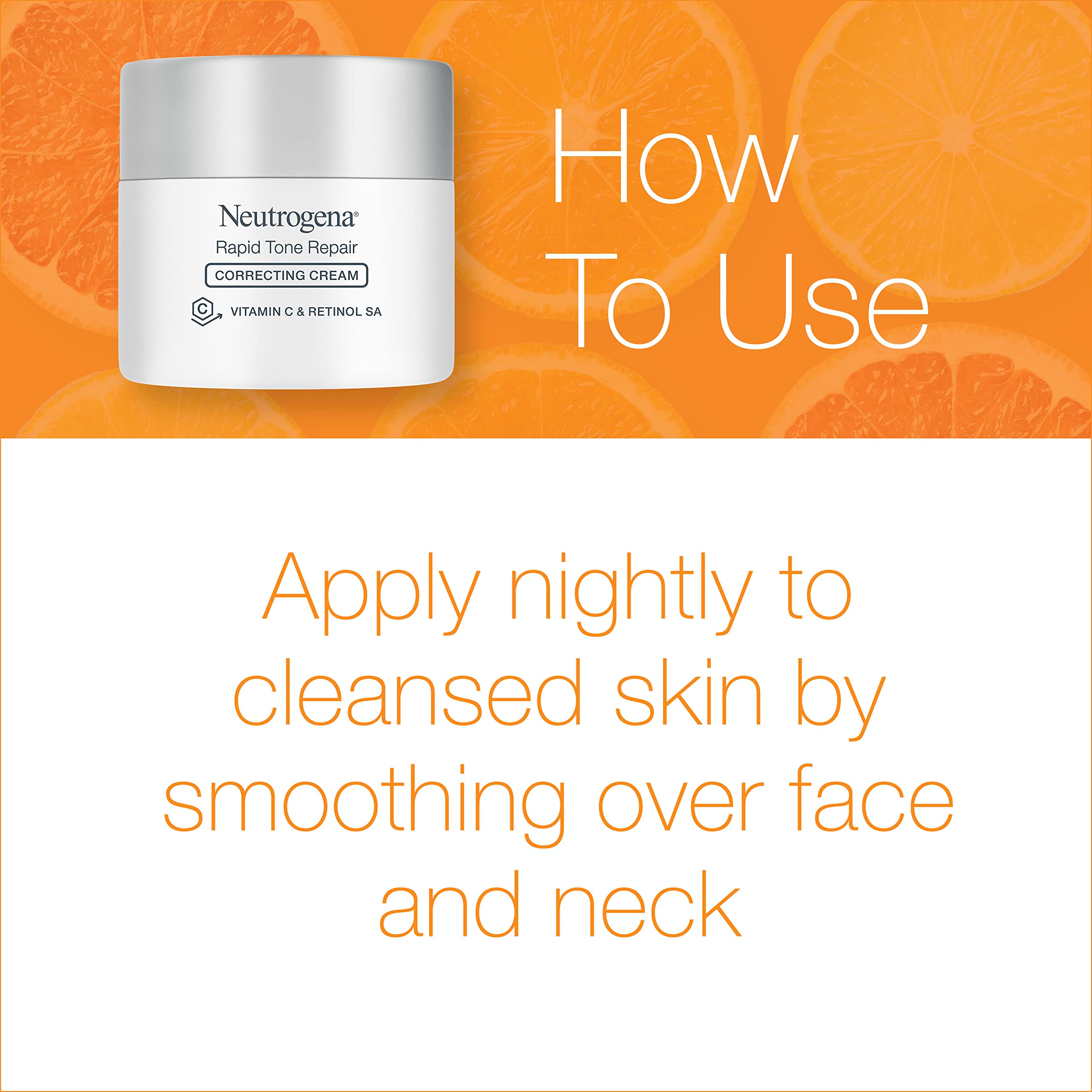 Applying Neutrogena dark spot corrector to skin