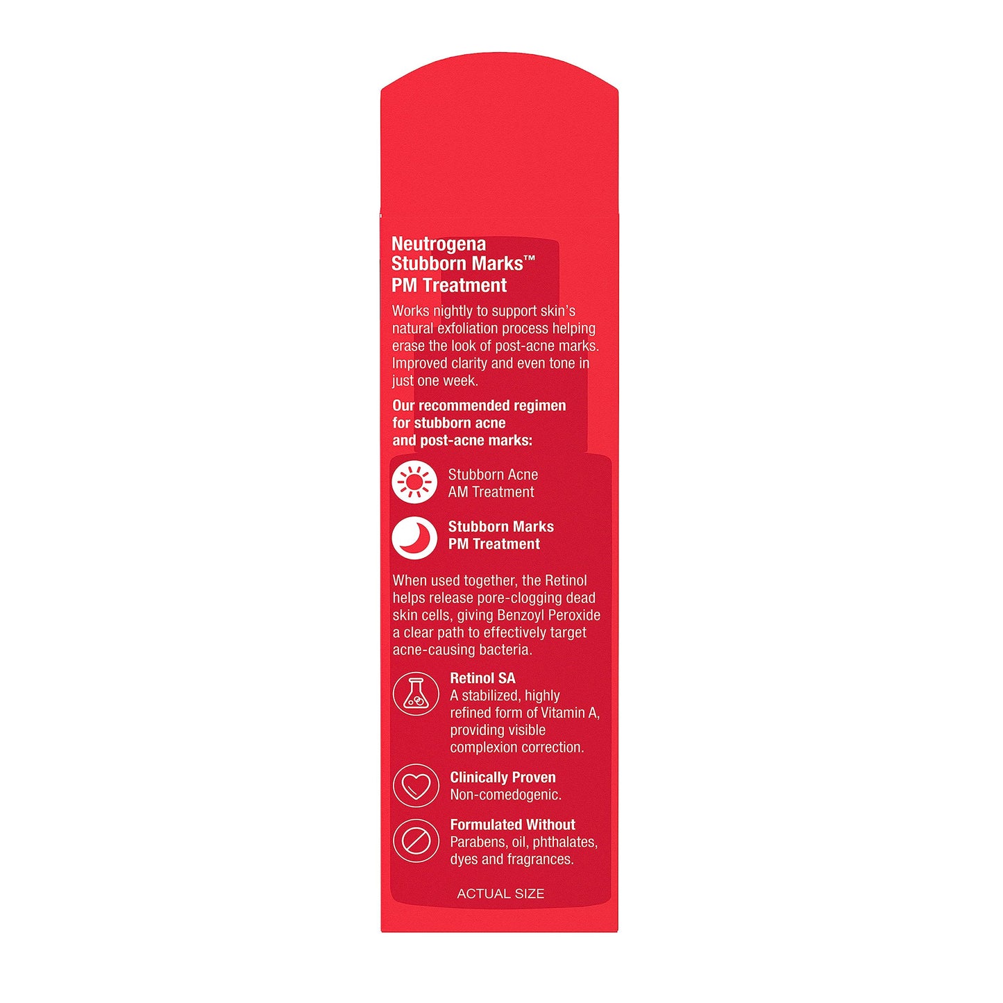 Neutrogena Stubborn Marks PM Treatment box and bottle