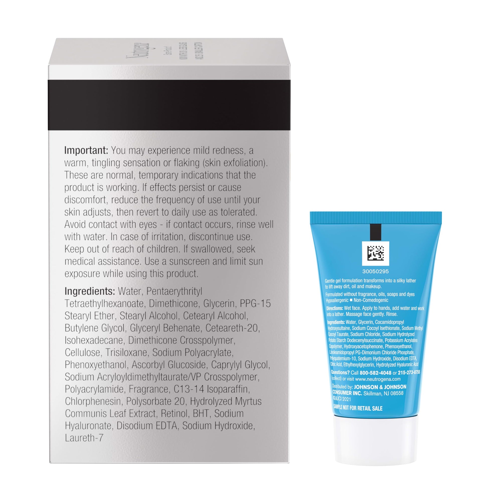 Authentic USA imported Neutrogena skin care set