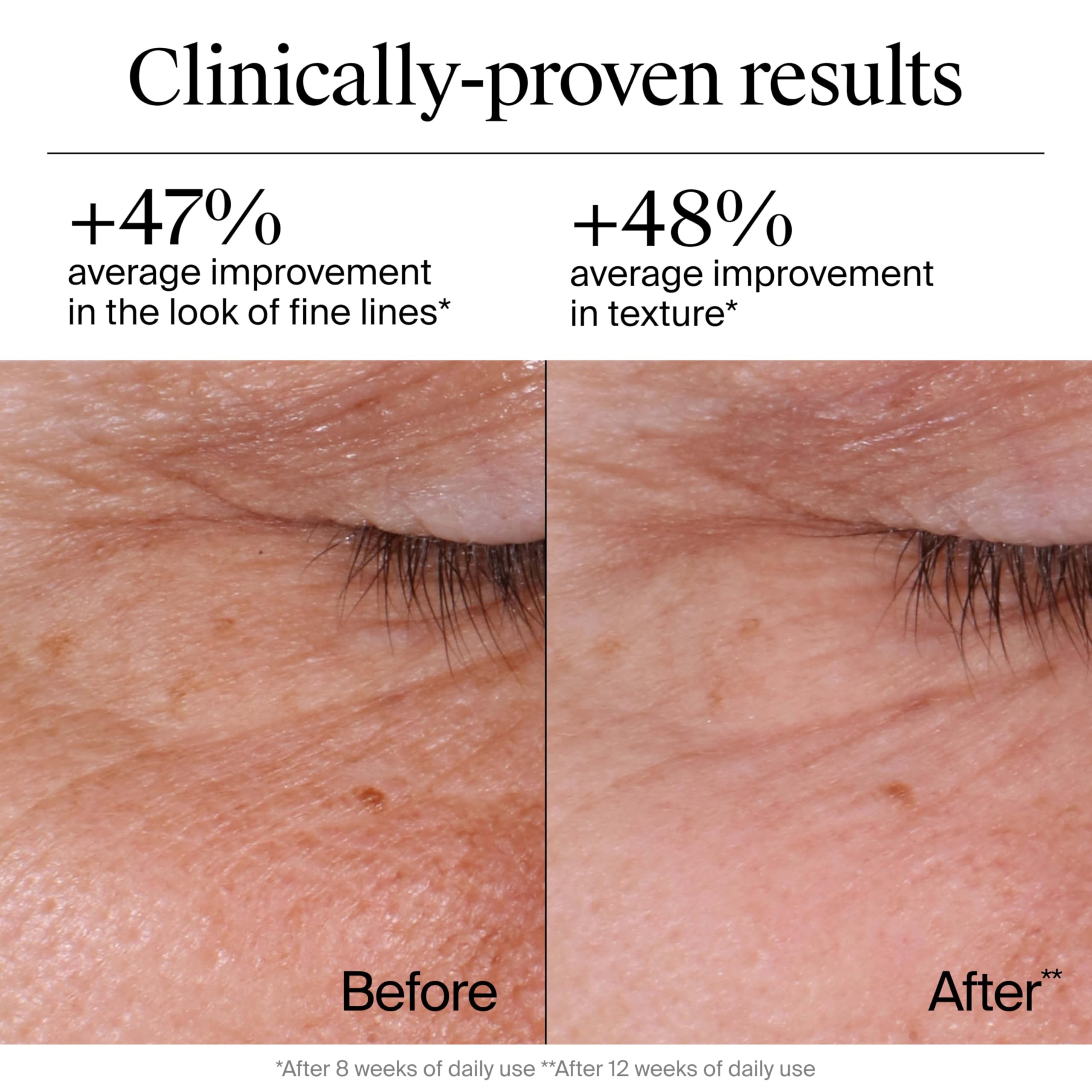 Texture of Neutrogena Rapid Wrinkle Repair moisturizing cream