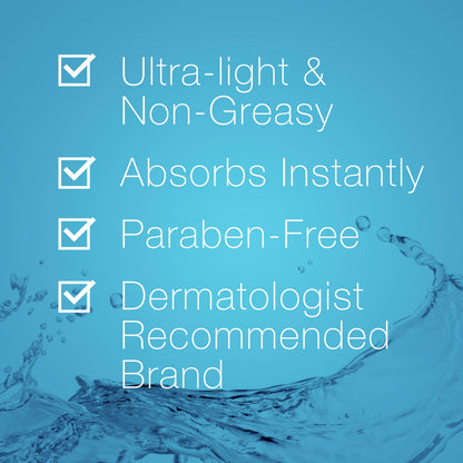 Neutrogena Hydro Boost non greasy hand lotion package placed on a clean background for texture visualization.