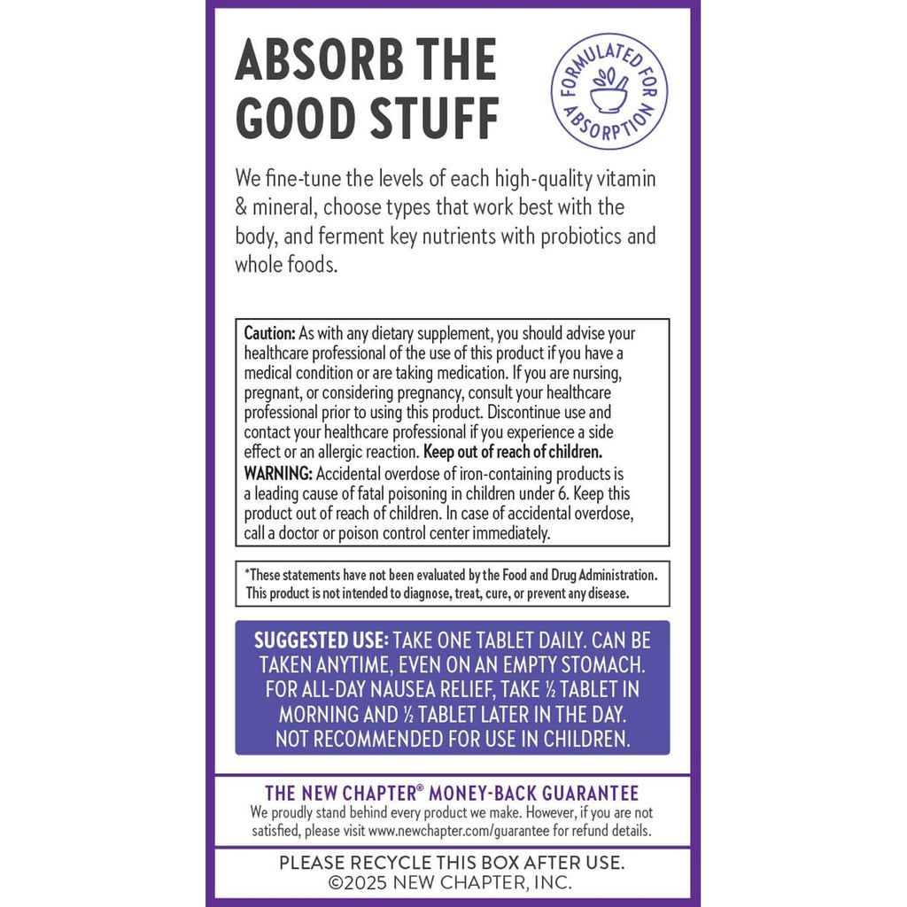 Daily serving size guidance and usage instructions printed on the product label.