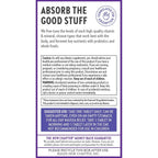 Daily serving size guidance and usage instructions printed on the product label.