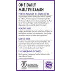 Lifestyle arrangement of New Chapter prenatal vitamins designed for mature mothers.