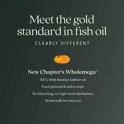 New Chapter Wholemega for Moms nutritional facts panel
