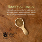 New Chapter herbal supplement powder texture closeup