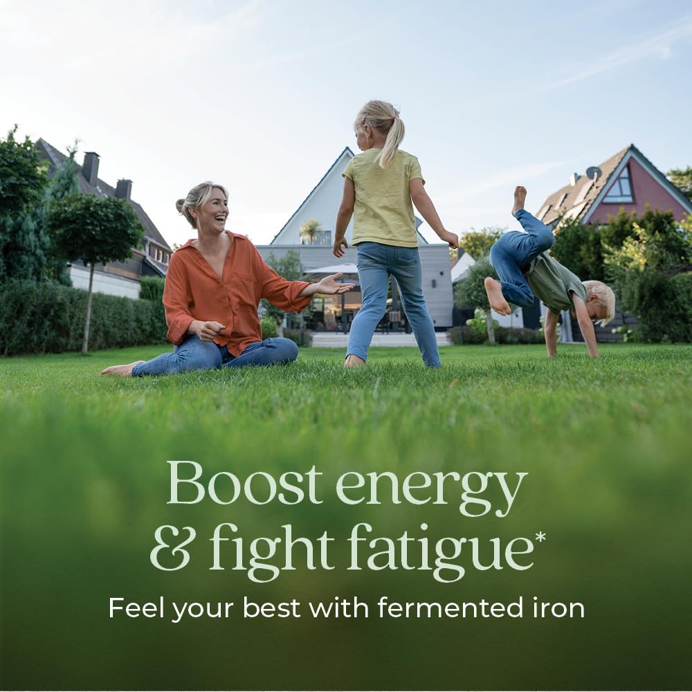 New Chapter Fermented Iron supplement facts and ingredients label