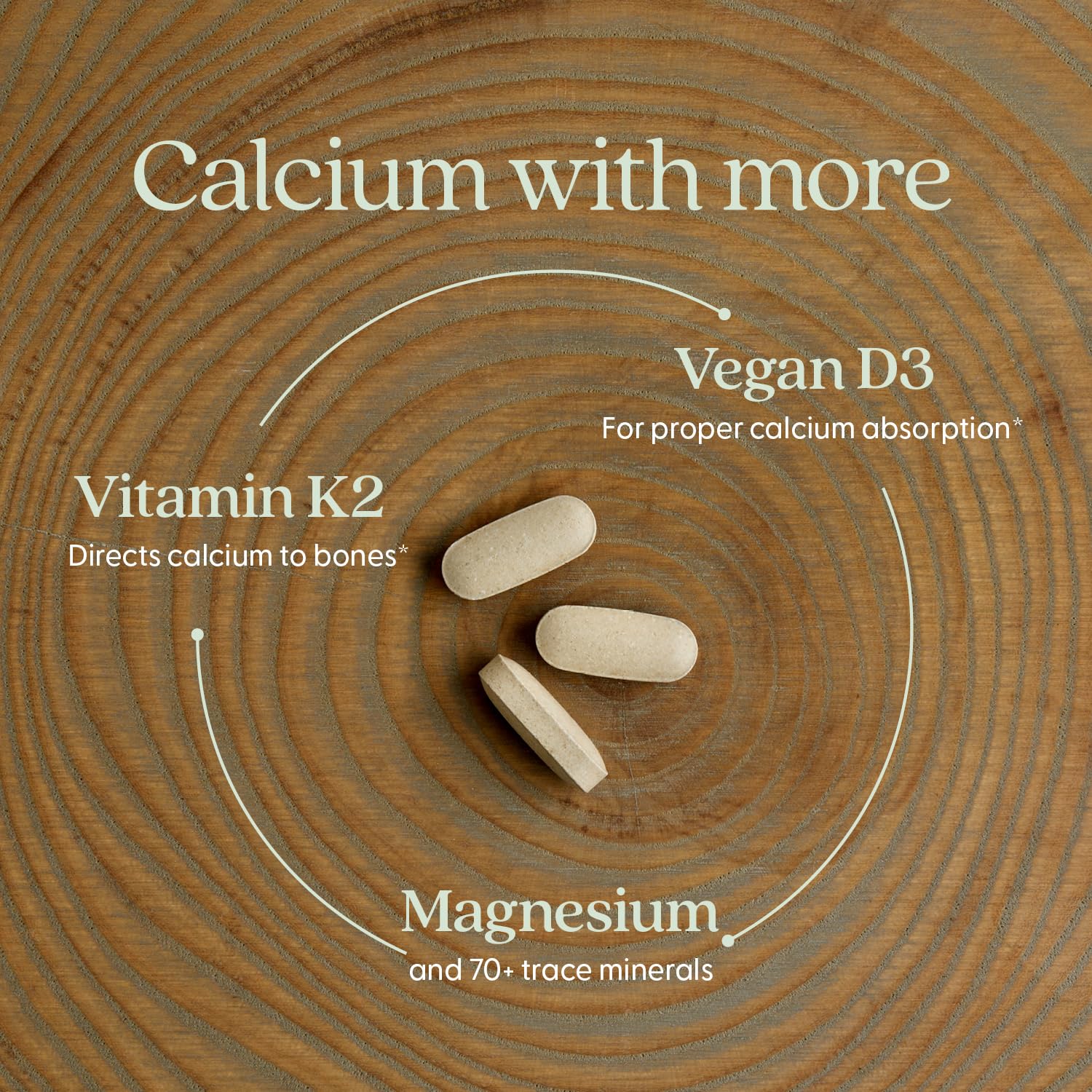 Close up of New Chapter Bone Strength tablets and packaging