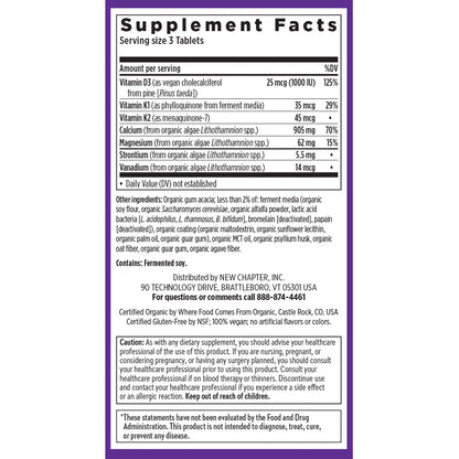 Authentic USA imported New Chapter Bone Strength calcium bottle