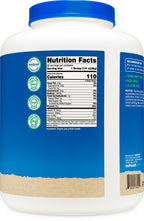 Nutricost pea protein powder packaging showing USDA organic certification