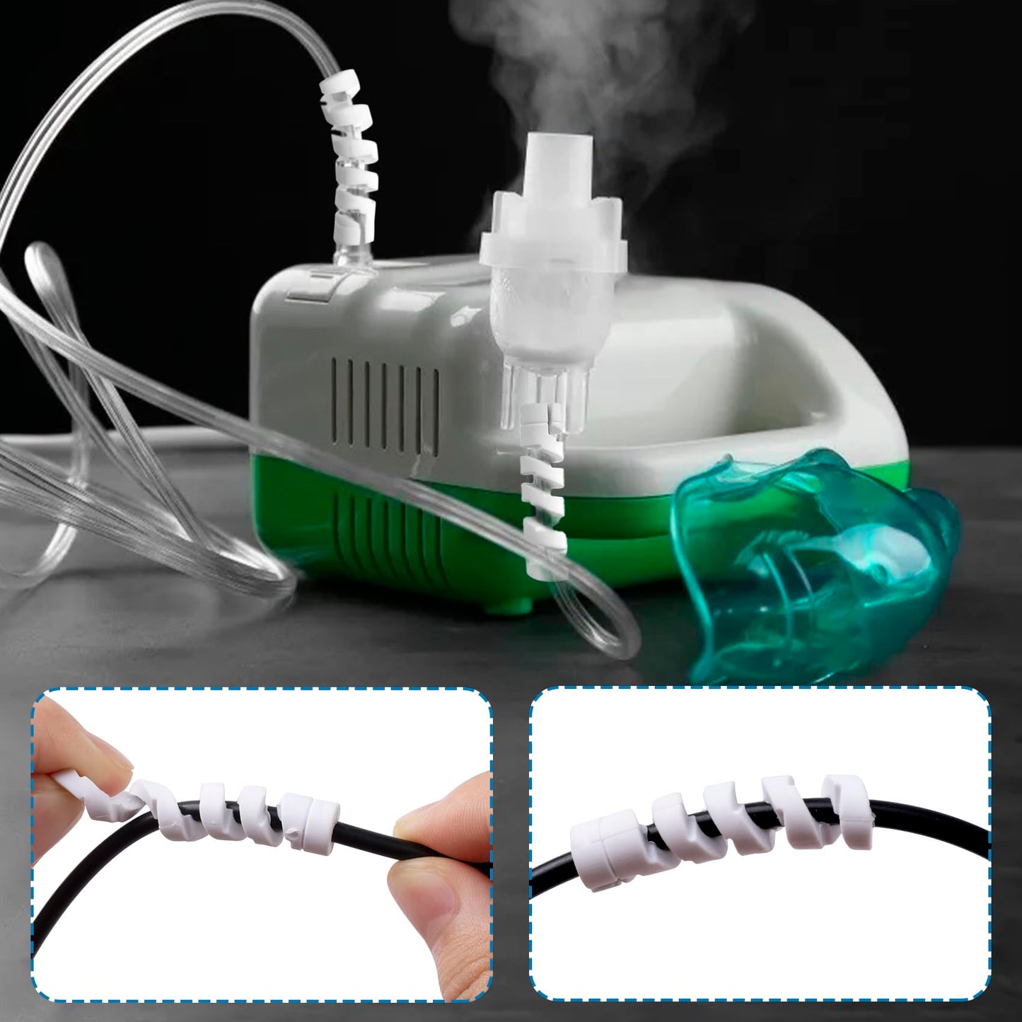 Lekgavd medical tubing straightener reels preventing hose twists